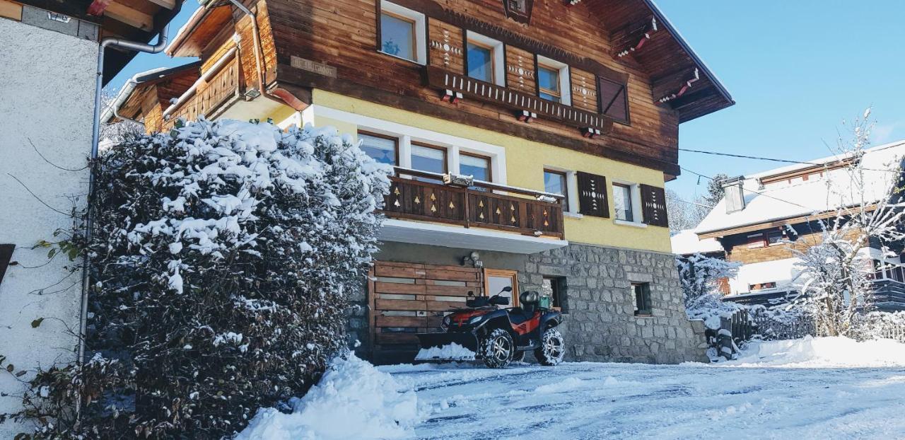 Chambre Independante Avec Salle De Bain Independante Au Rdc D Un Chalet A 25 Kms Chamonix Saint-Gervais-les-Bains Dış mekan fotoğraf
