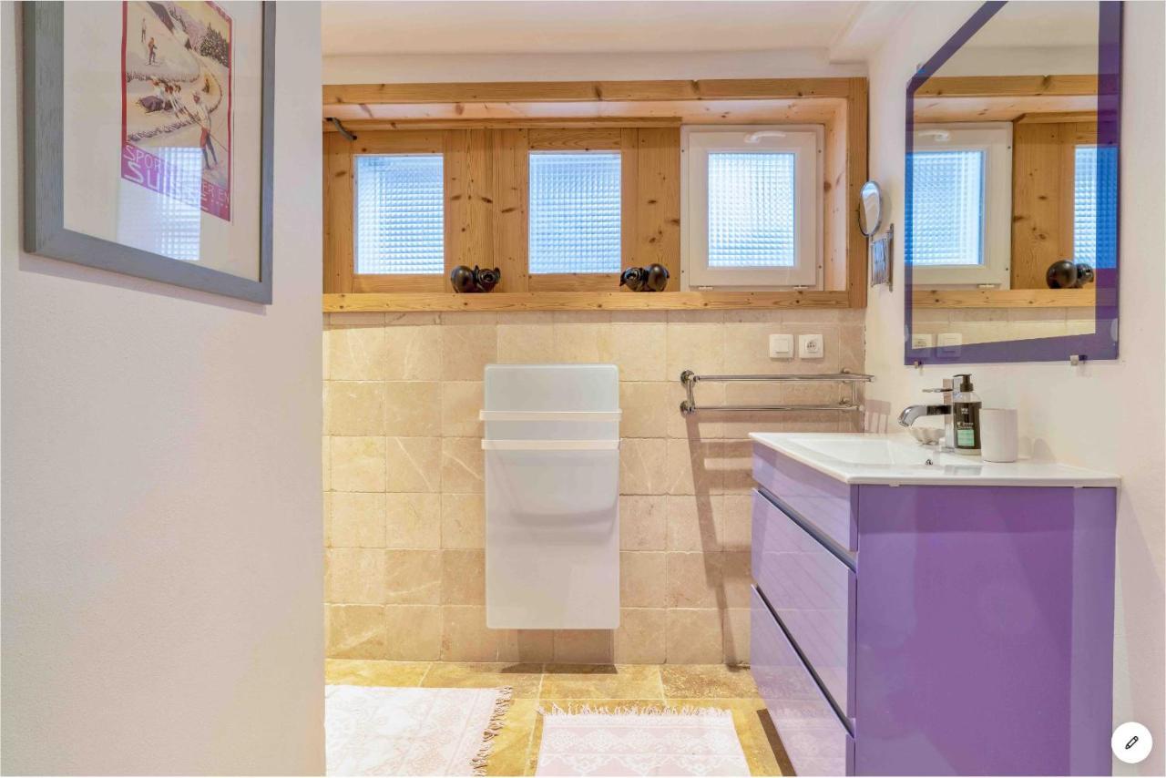 Chambre Independante Avec Salle De Bain Independante Au Rdc D Un Chalet A 25 Kms Chamonix Saint-Gervais-les-Bains Dış mekan fotoğraf